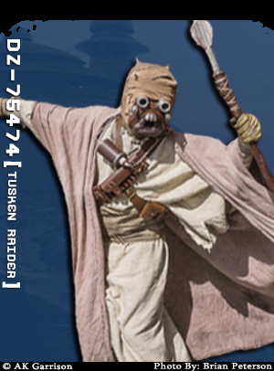 William S., DZ 75474, Tusken Raider: ANH (male) William S., DZ 75474, Tusken Raider: ANH (male)